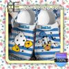 Donald Duck Blue And White Stripes Halloween Clogs
