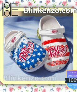 Dr Pepper American Flag Clogs