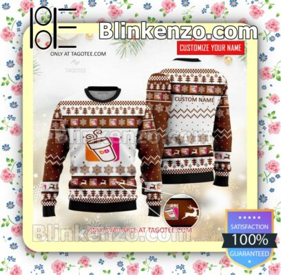 Dunkin Donuts Brand Christmas Sweater