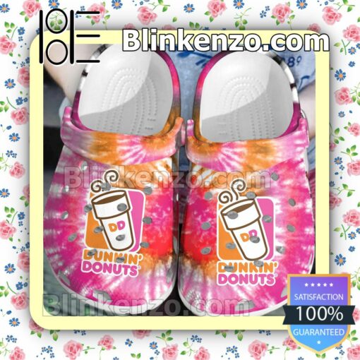 Dunkin' Donuts Color Abstract Clogs