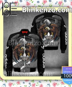 Eagle Adidas Black Military Jacket Sportwear