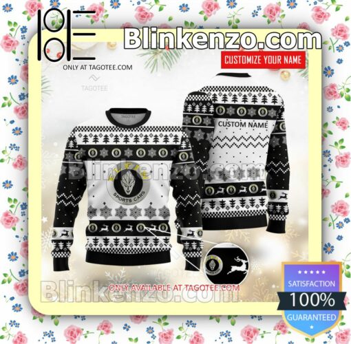 Elfin Brand Print Christmas Sweater