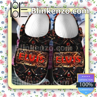 Elvis Presley Pattern Clogs