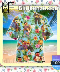 Ernie Muppet Tropical Pineapple Men Shirt a