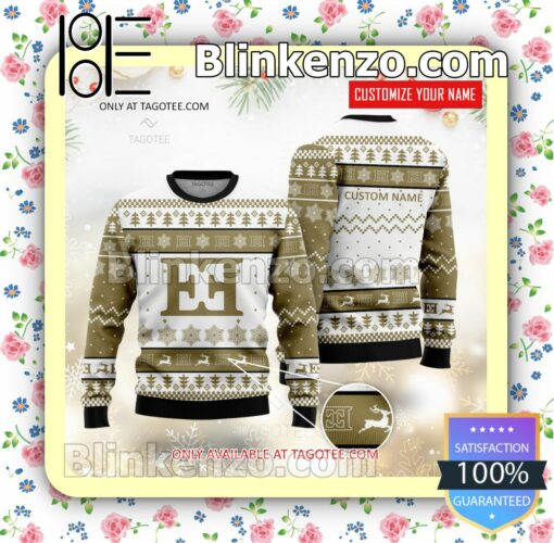 Escada Brand Print Christmas Sweater