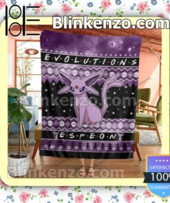 Espeon Evolution Quilted Blanket b