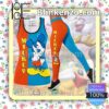 Every Thing Gets Better With Mickey Blue And Orange Women Tank Top Pant Set