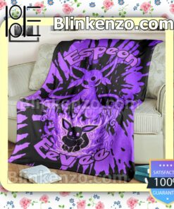 Evolve Espeon Tie Dye Face Quilted Blanket