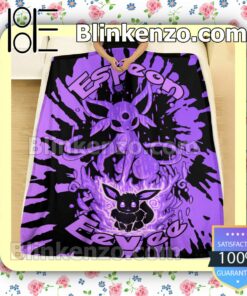 Evolve Espeon Tie Dye Face Quilted Blanket b