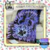 Evolve Glaceon Tie Dye Face Quilted Blanket