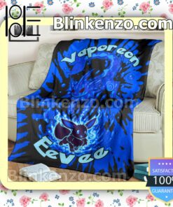 Evolve Vaporeon Tie Dye Face Quilted Blanket