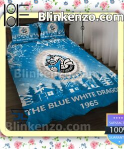 Fc Den Bosch The Blue White Dragons 1965 Christmas Duvet Cover b