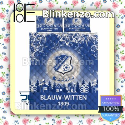 Fc Eindhoven Blauw-witten 1909 Christmas Duvet Cover a