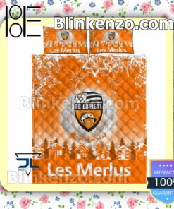 Fc Lorient Les Merlus Christmas Duvet Cover a