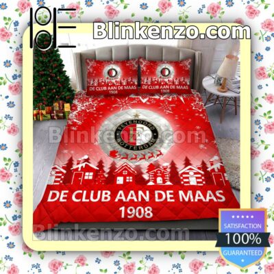 Feyenoord Rotterdam De Club Aan De Maas 1908 Christmas Duvet Cover