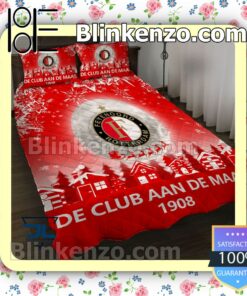 Feyenoord Rotterdam De Club Aan De Maas 1908 Christmas Duvet Cover b