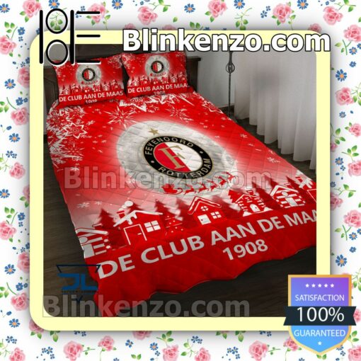 Feyenoord Rotterdam De Club Aan De Maas 1908 Christmas Duvet Cover b