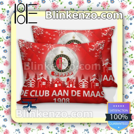 Feyenoord Rotterdam De Club Aan De Maas 1908 Christmas Duvet Cover c