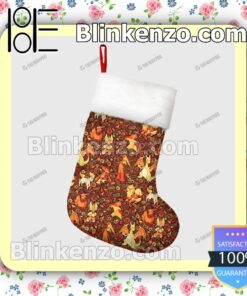 Fire Type Pattern Pokemon Xmas Stockings Decorationss b