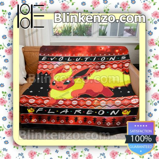 Flareon Evolution Quilted Blanket a