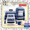 Ford Brand Print Christmas Sweater