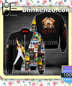 Freddie Mercury Queen Album Cover Poster Military Jacket Sportwear
