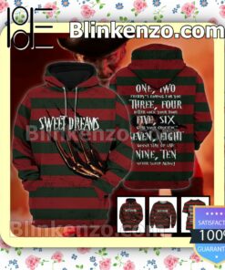 Freddy Krueger Outfit Sweet Dreams Halloween Ideas Hoodie Jacket