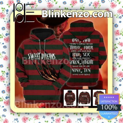 Freddy Krueger Outfit Sweet Dreams Halloween Ideas Hoodie Jacket