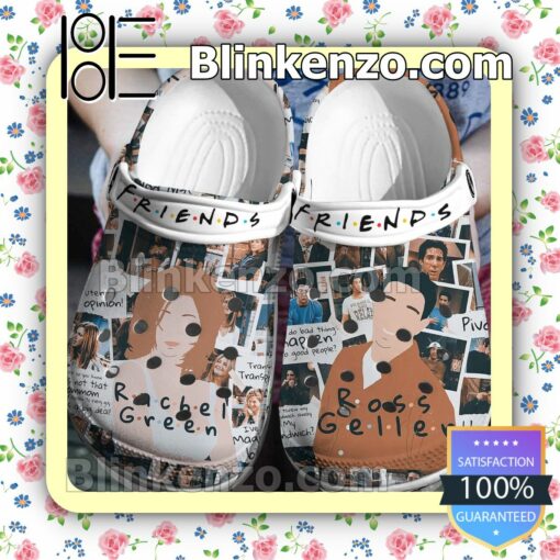 Friends Rachel Green And Ross Geller Halloween Clogs