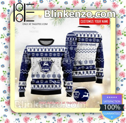 GAZ Brand Print Christmas Sweater
