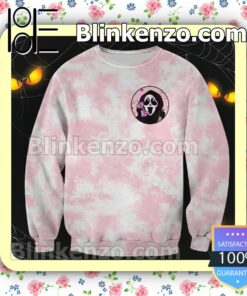 Ghostface In October We Wear Pink Halloween Ideas Hoodie Jacket a