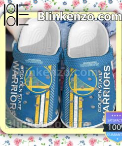 Golden State Warriors Hive Pattern Clogs