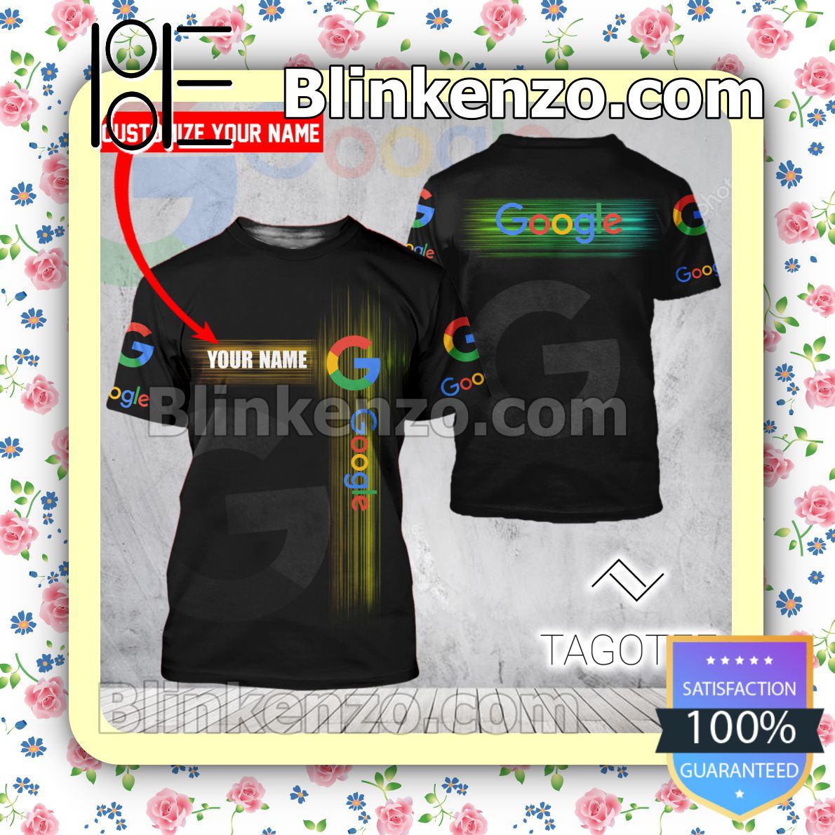 Google Uniform T-shirt, Long Sleeve Tee