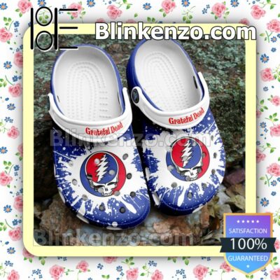 Grateful Dead Logo Color Splash Clogs