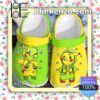 Grinch And Pikachu Costume Clogs