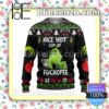 Grinch Nice Hot Cup Of Fuckofee Christmas Pullover Sweaters