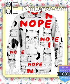 Grumpy Cat Nope Sweatshirts