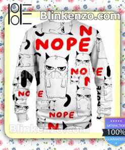 Grumpy Cat Nope Sweatshirts a