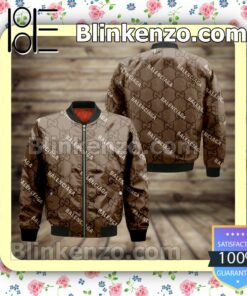 Gucci And Balenciaga Brown Military Jacket Sportwear
