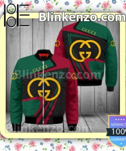 Gucci Big Logo Center Signature Brand Color Military Jacket Sportwear