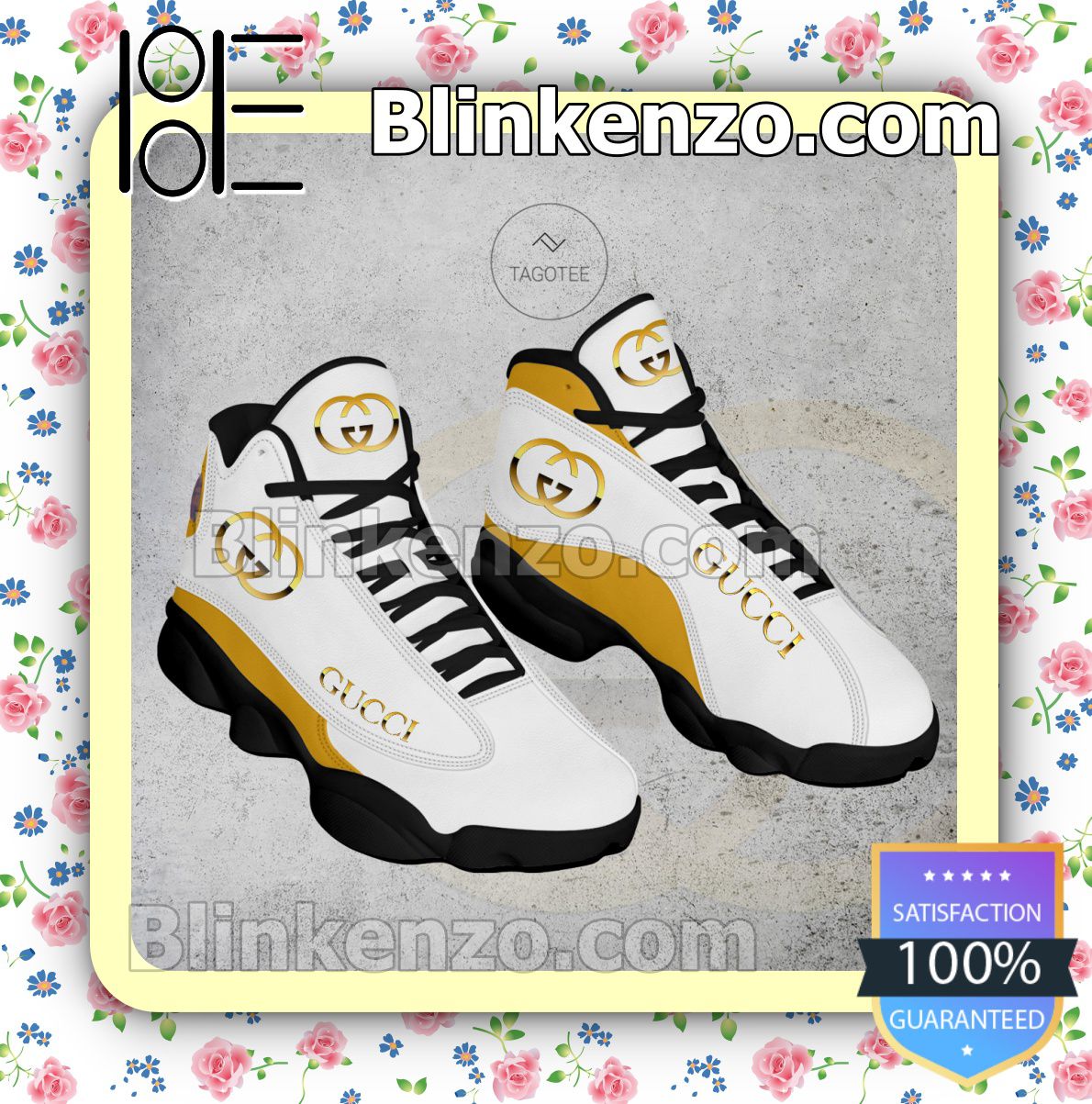 Gucci Brand Air Jordan 13 Retro Sneakers - Blinkenzo