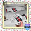 Gucci Dragonfly On Stripes White Monogram Chuck Taylor All Star Sneakers