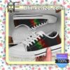 Gucci Museo Logo On Stripes Black Monogram Chuck Taylor All Star Sneakers