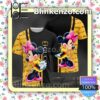 Gucci With Minnie Mouse Black And Yellow Brand Crewneck Tee