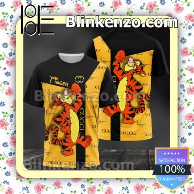 Gucci With Tiger Winnie The Pooh Brand Crewneck Tee