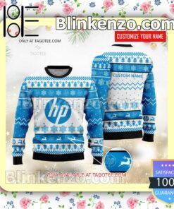 HP Inc Brand Print Christmas Sweater