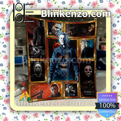Halloween Michael Myers Horror Movie Quilted Blanket