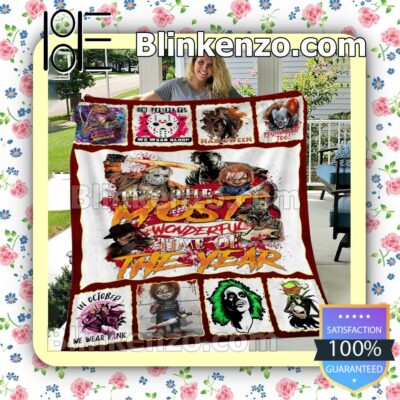 Halloween Movies It's The Most Wonderful Time Of The Year Cozy Blanket