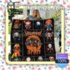 Halloween Spirit Chibi Horror Characters Quilted Blanket