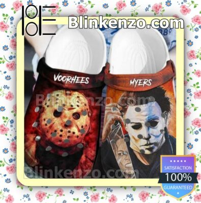 Halloween Voorhees And Myers Clogs